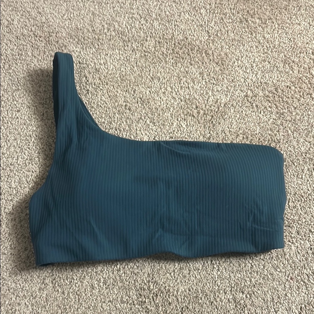Lululemon Ribbed Nulu Asymmetrical Bra